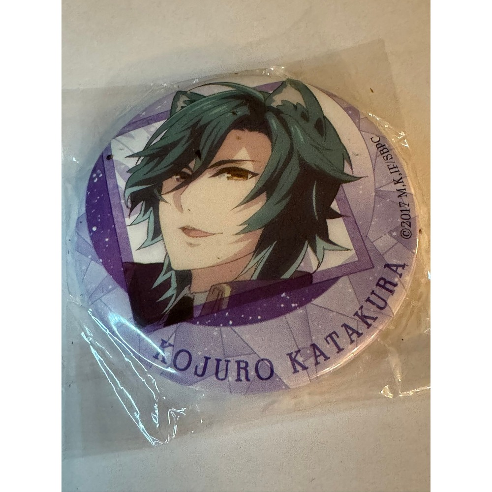 Sengoku Night Blood Kojuro Katakura Wolf Ear Anime Pin Button 2017 2.25"